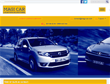 Tablet Screenshot of magi-car.com